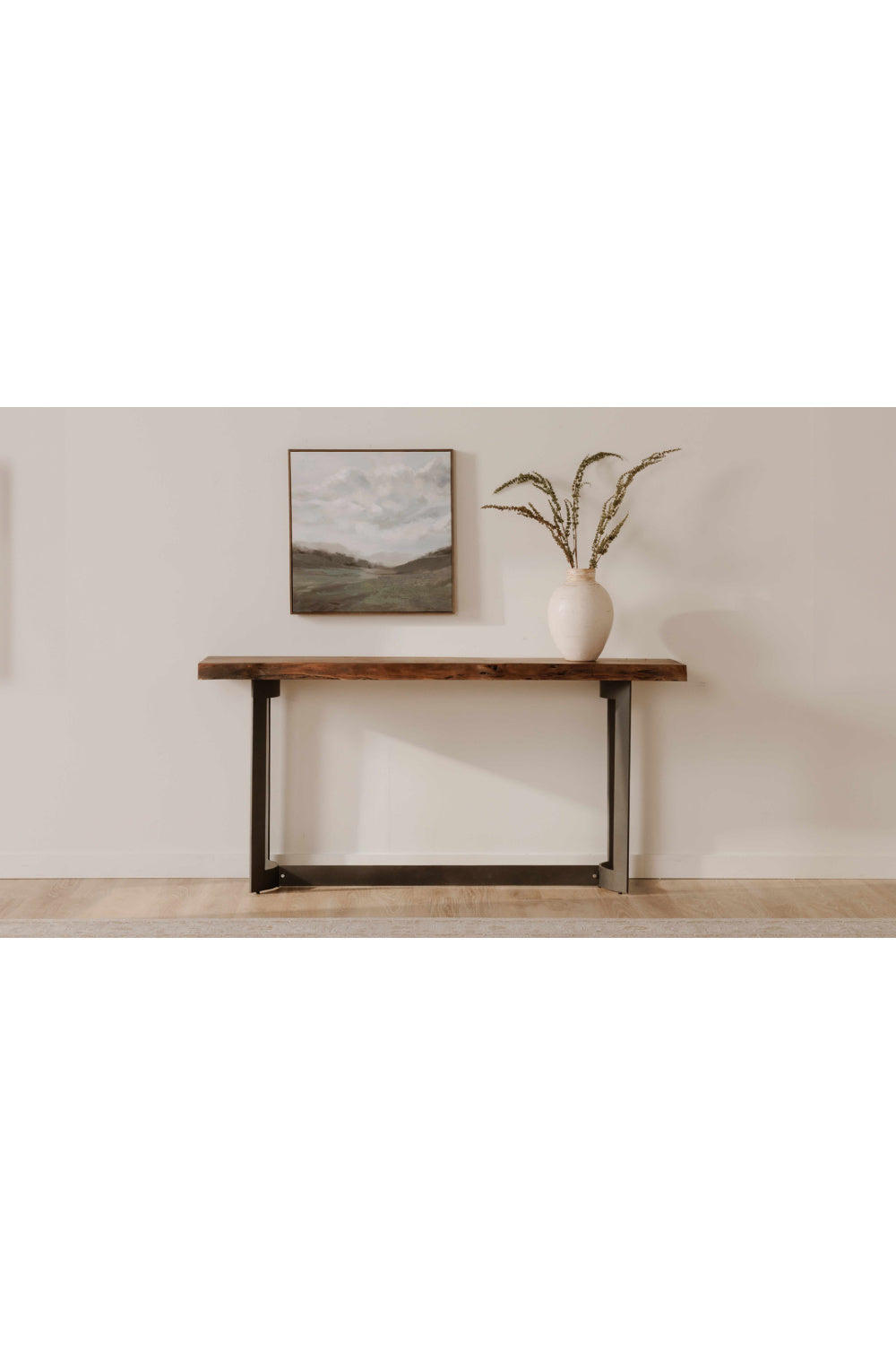   Modern European furniture - Brown Acacia Rustic Console Table - www.oroa.com | Oroa.com