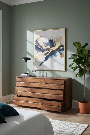   Modern European furniture - Solid Acacia 6-Drawer Dresser - www.oroa.com | Oroa.com