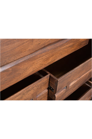   Modern European furniture - Solid Acacia 6-Drawer Dresser - www.oroa.com | Oroa.com