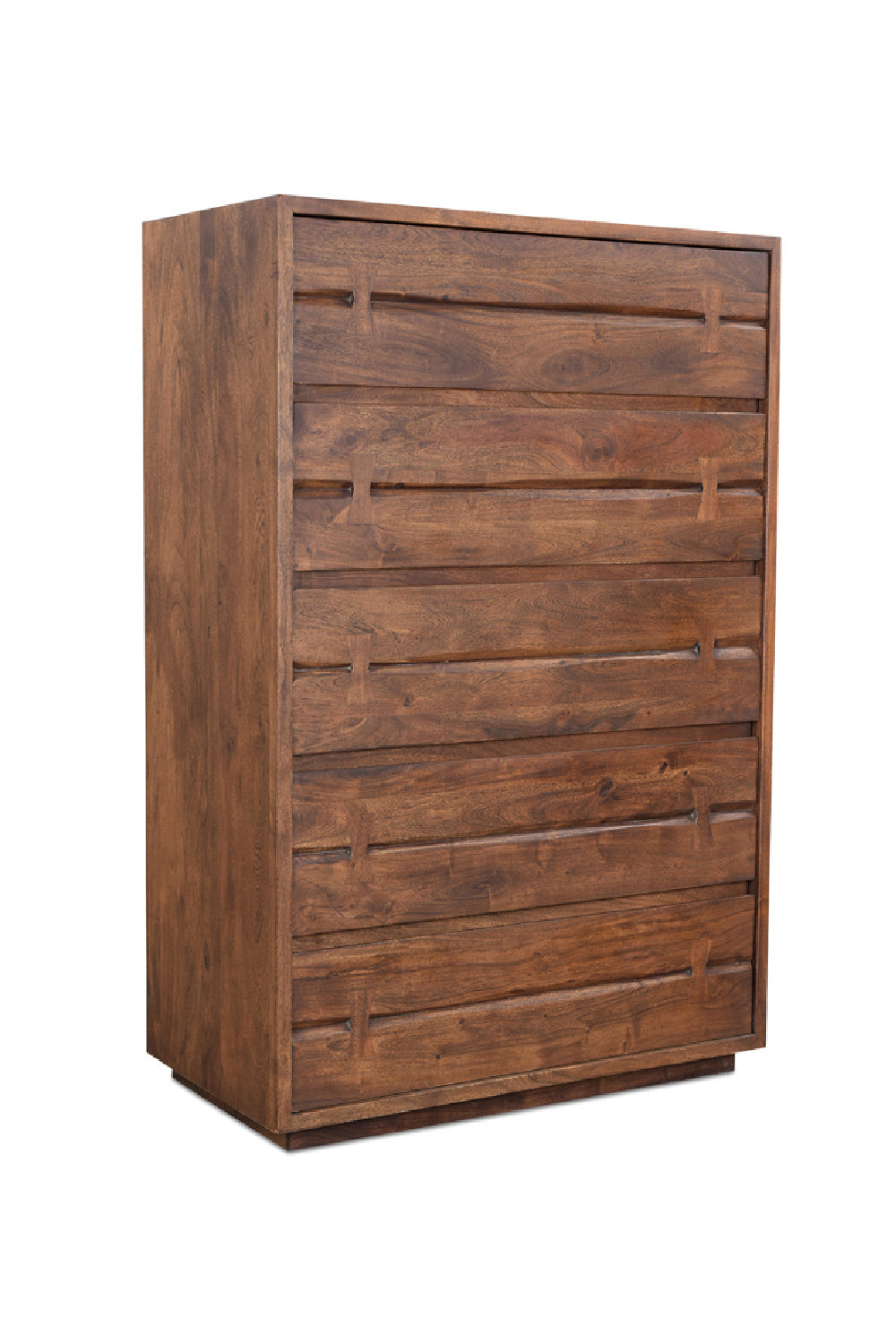   Modern European furniture - Solid Acacia 5-Drawer Chest - www.oroa.com | Oroa.com