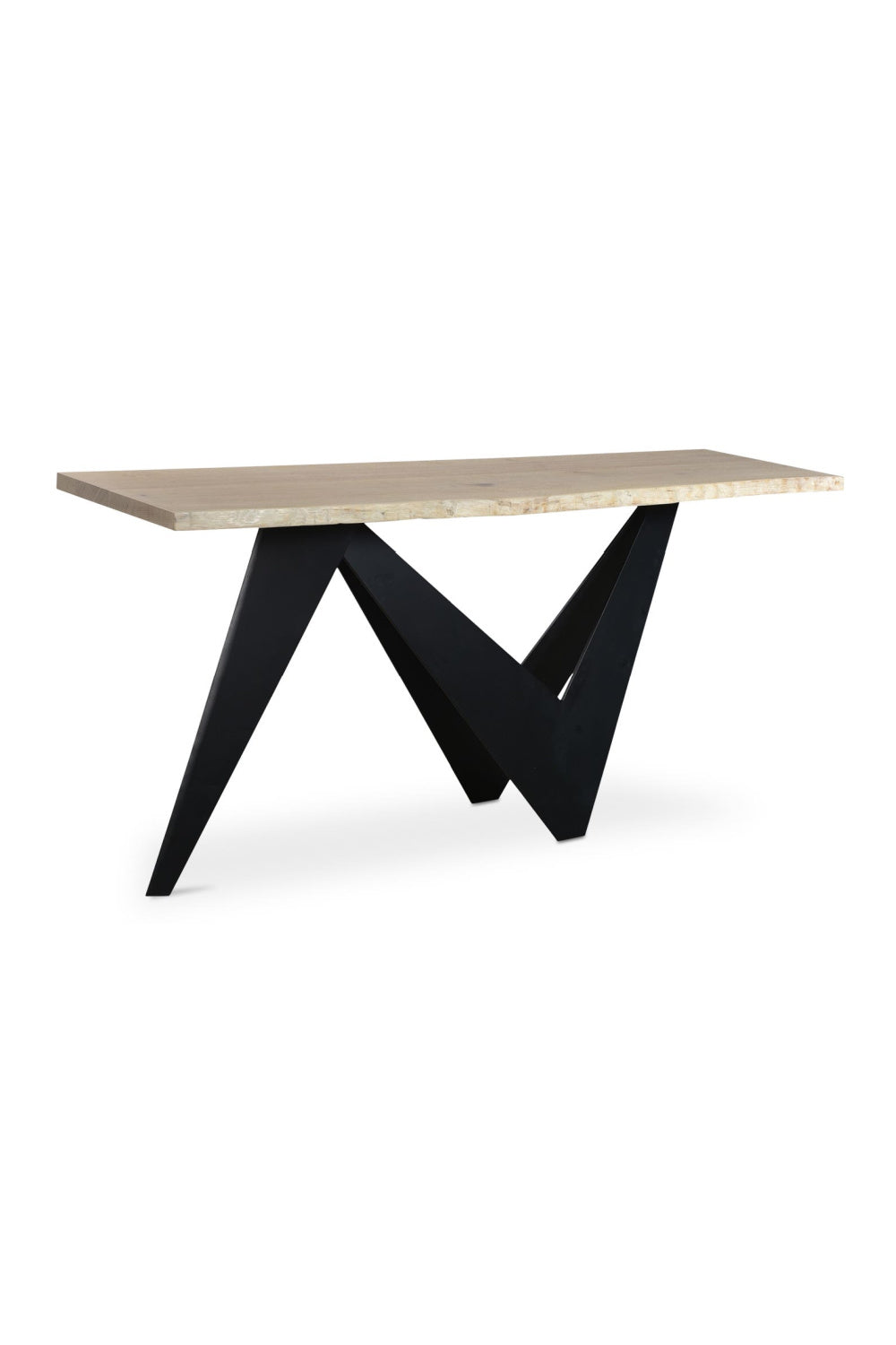   Sculptural Iron Base Console Table | Oroa.com