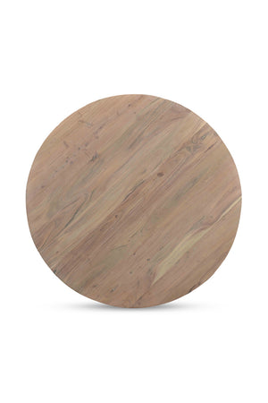   Modern European furniture - Whitewashed Acacia Round Dining Table - www.oroa.com | Oroa.com