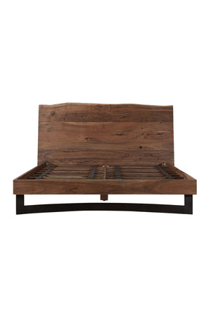   Modern European furniture - Rustic Natural Acacia Bed - www.oroa.com | Oroa.com
