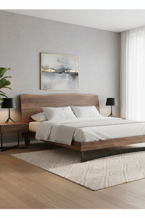   Modern European furniture - Rustic Natural Acacia Bed - www.oroa.com | Oroa.com