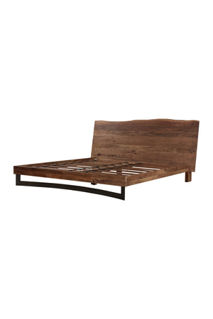   Modern European furniture - Rustic Natural Acacia Bed - www.oroa.com | Oroa.com