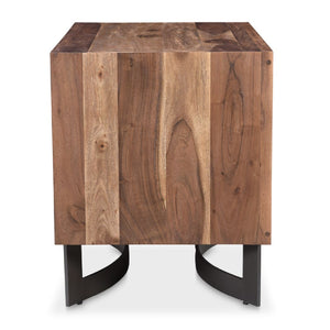   Modern European furniture - Acacia 2-Drawer Rustic Nightstand - www.oroa.com | Oroa.com