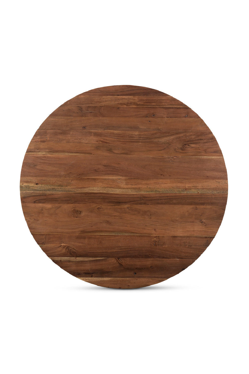   Brown Acacia Round Dining Table | Oroa.com