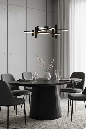   Modern European furniture - Black Acacia Dining Table - www.oroa.com | Oroa.com