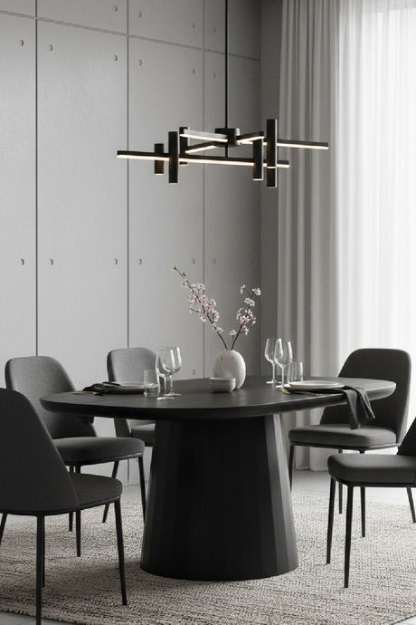   Modern European furniture - Black Acacia Dining Table - www.oroa.com | Oroa.com