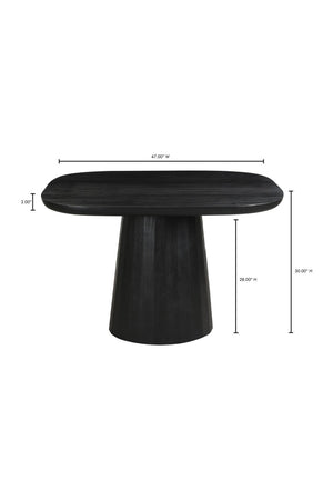   Modern European furniture - Black Acacia Dining Table - www.oroa.com | Oroa.com