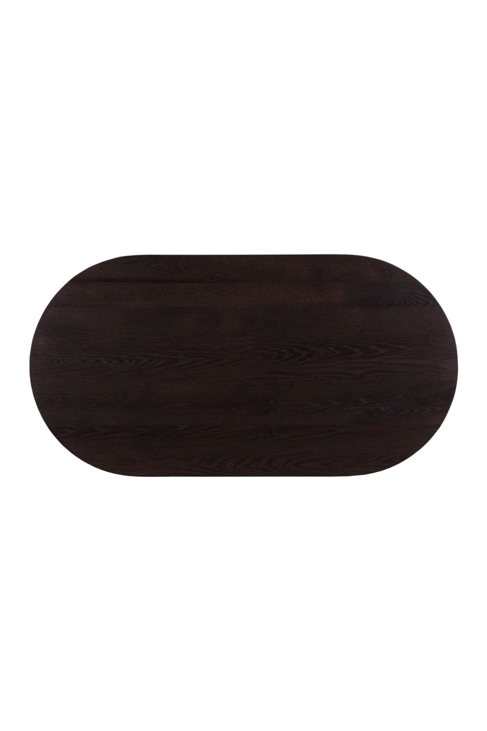   Modern European furniture - Brown Oak Oval Coffee Table - www.oroa.com | Oroa.com