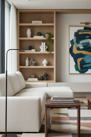   Modern European furniture - Brown Acacia Side Table - www.oroa.com | Oroa.com