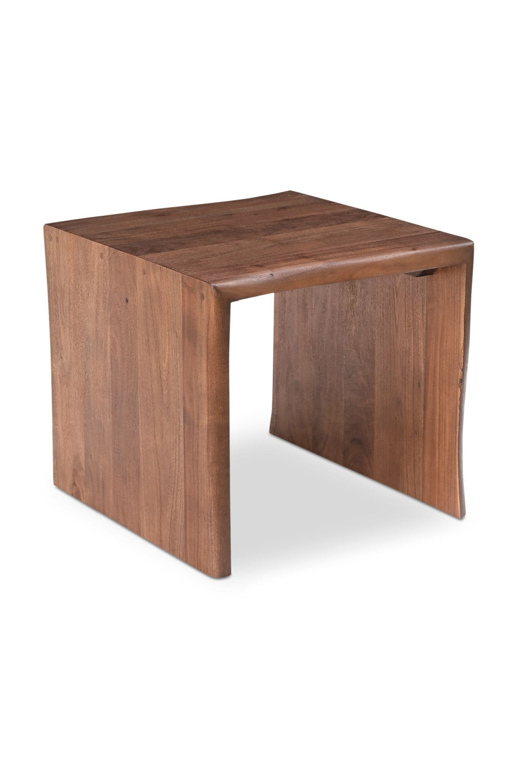   Modern European furniture - Brown Acacia Side Table - www.oroa.com | Oroa.com