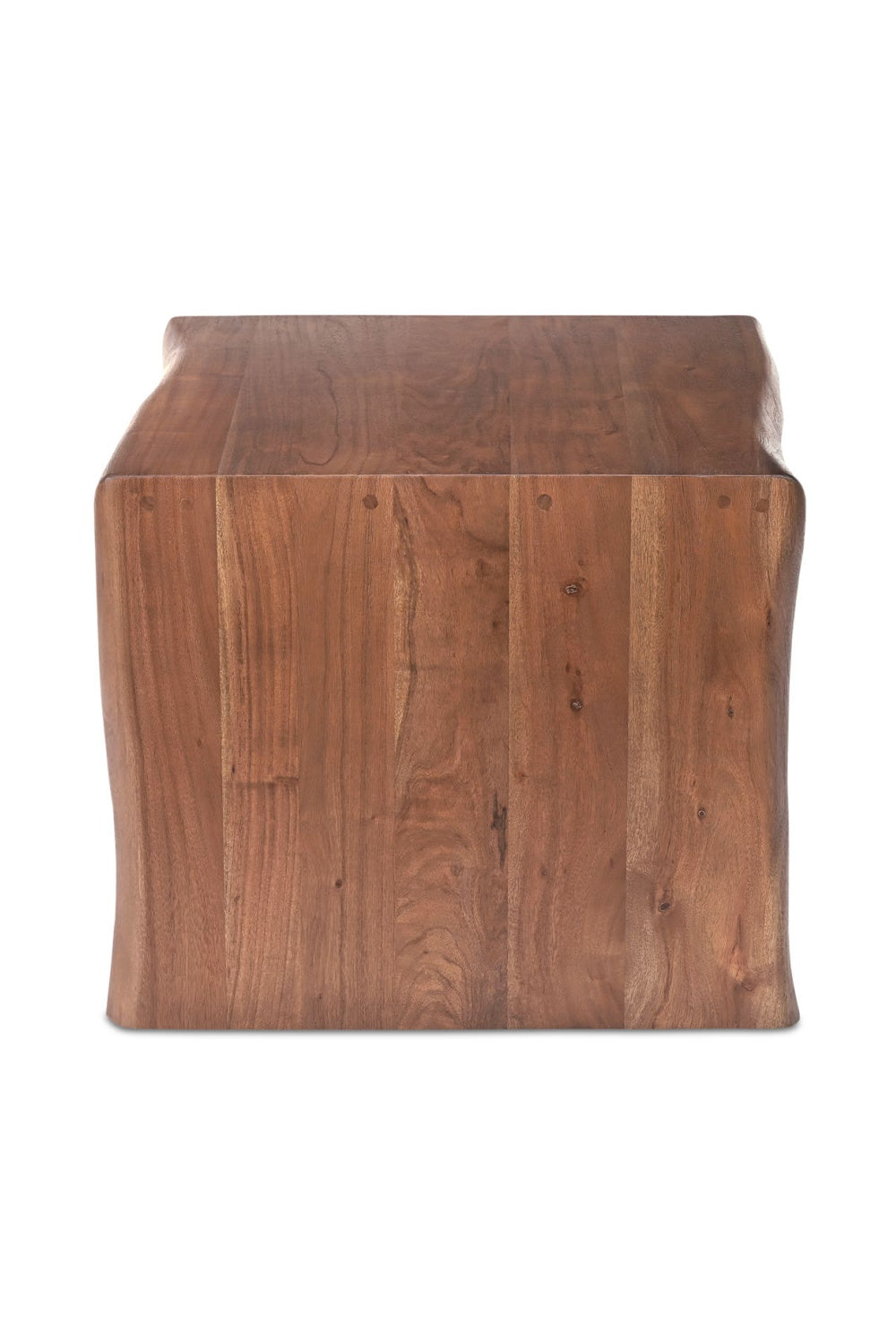   Modern European furniture - Brown Acacia Side Table - www.oroa.com | Oroa.com