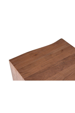   Modern European furniture - Brown Acacia Side Table - www.oroa.com | Oroa.com