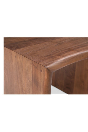   Modern European furniture - Brown Acacia Side Table - www.oroa.com | Oroa.com