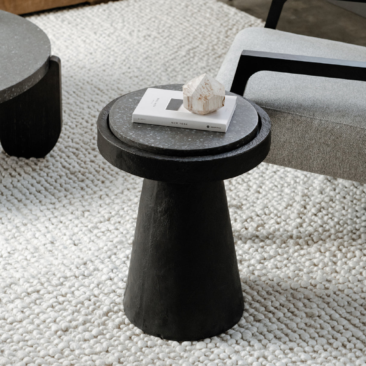   Modern European furniture - Indoor/Outdoor Terrazzo Accent Table - www.oroa.com | Oroa.com