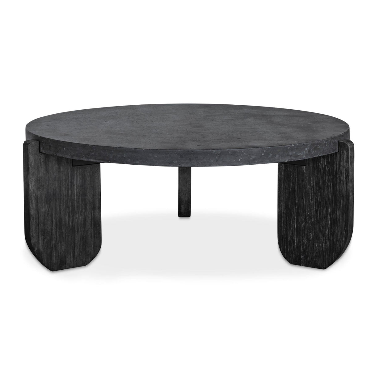   Modern European furniture - Acacia Legged Round Coffee Table - www.oroa.com | Oroa.com
