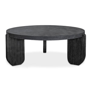   Modern European furniture - Acacia Legged Round Coffee Table - www.oroa.com | Oroa.com