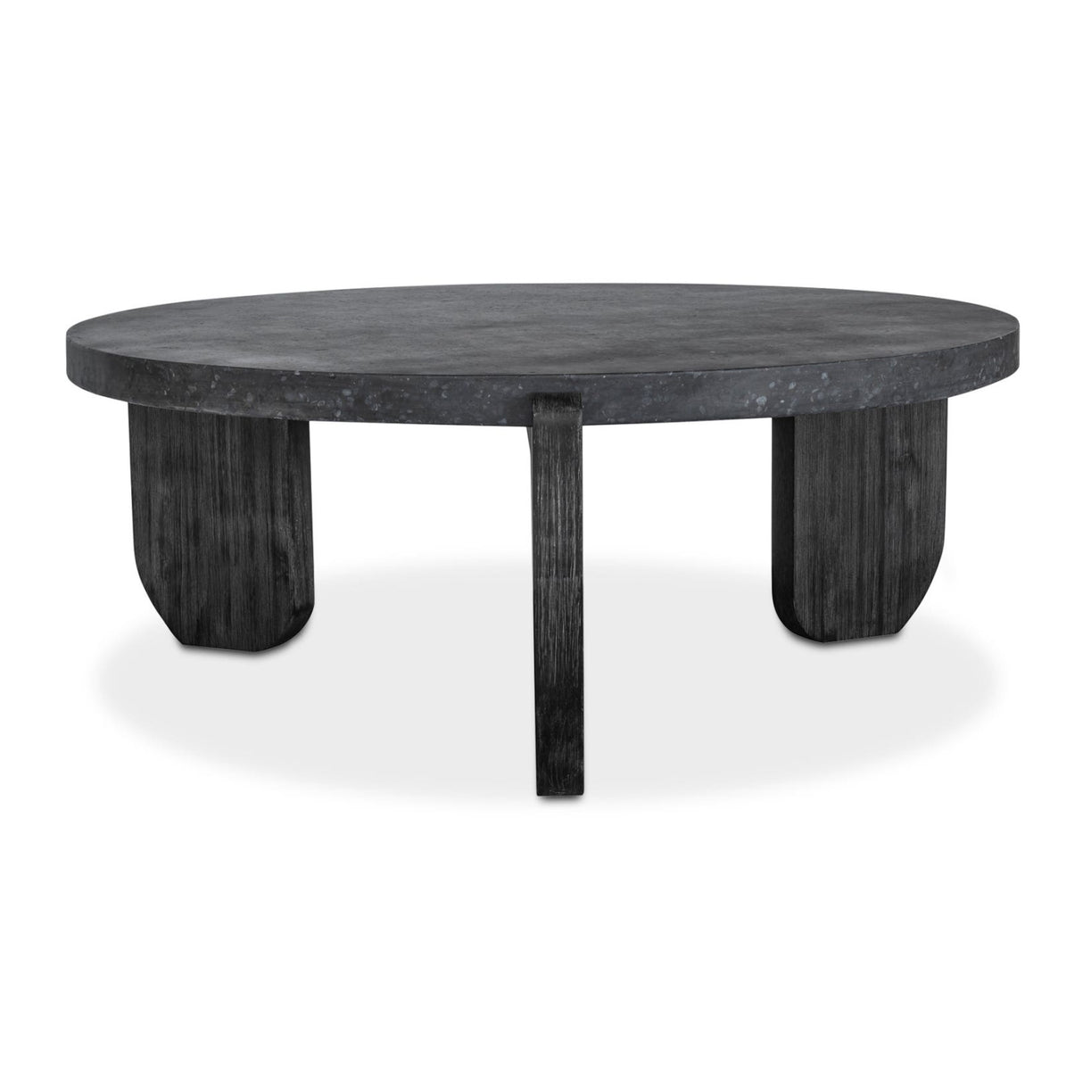   Modern European furniture - Acacia Legged Round Coffee Table - www.oroa.com | Oroa.com
