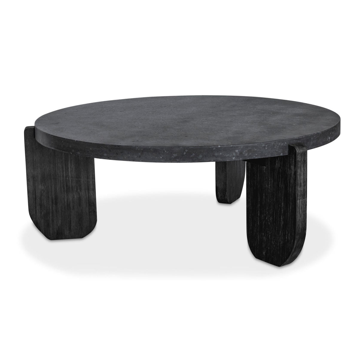   Modern European furniture - Acacia Legged Round Coffee Table - www.oroa.com | Oroa.com
