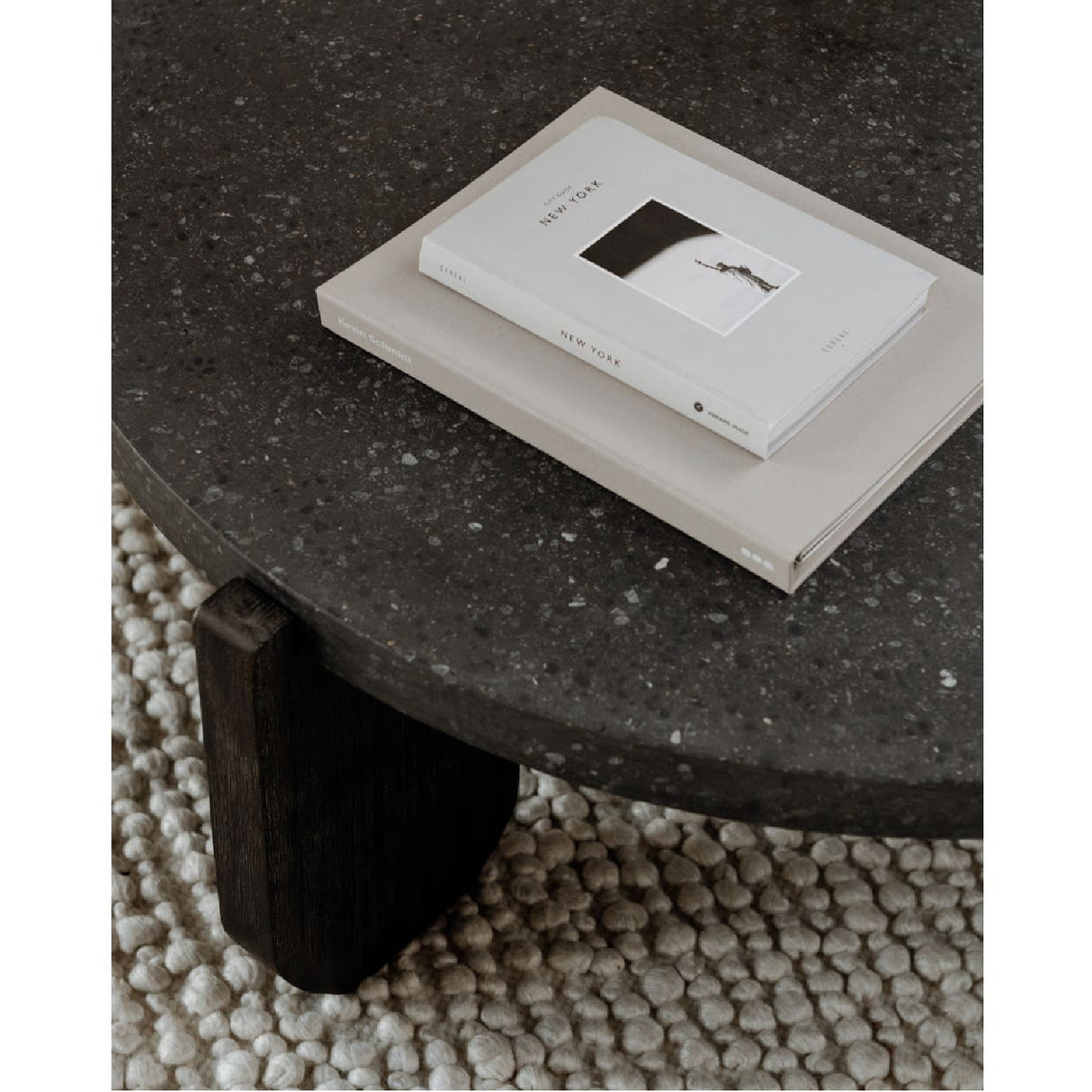   Modern European furniture - Acacia Legged Round Coffee Table - www.oroa.com | Oroa.com