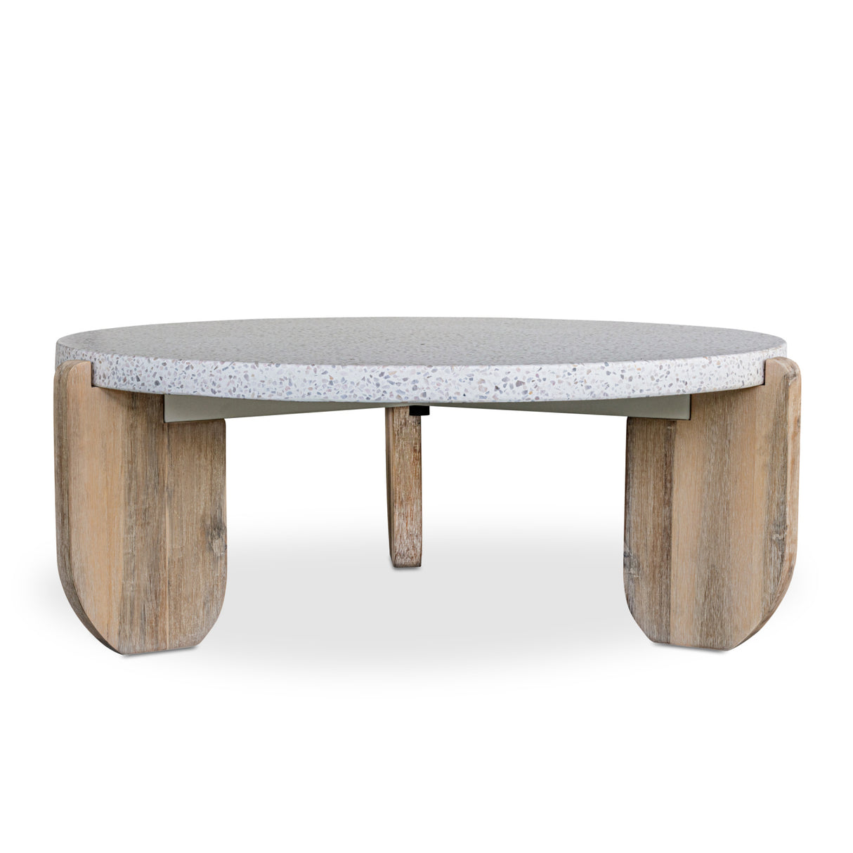   Modern European furniture - Acacia Legged Round Coffee Table - www.oroa.com | Oroa.com