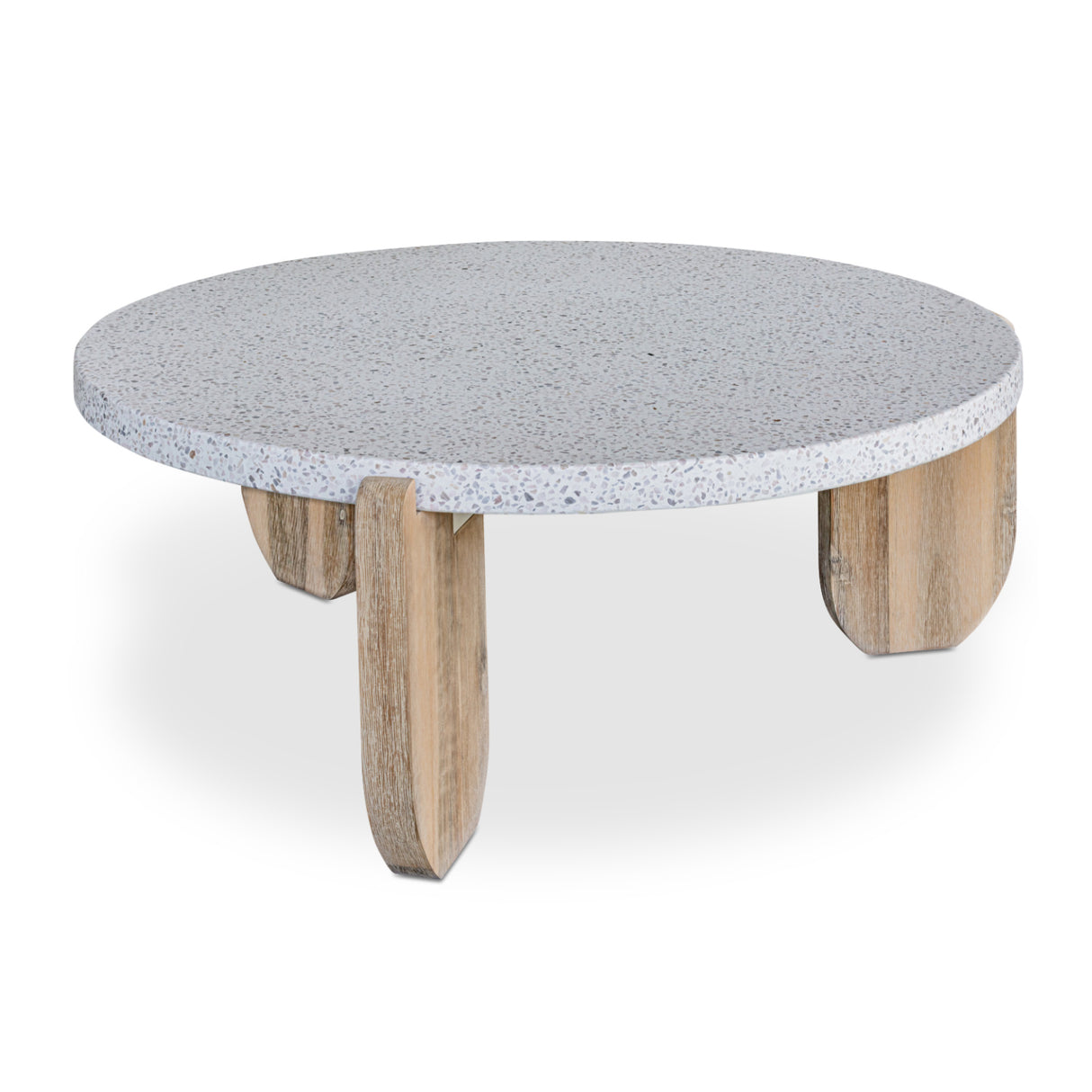   Modern European furniture - Acacia Legged Round Coffee Table - www.oroa.com | Oroa.com