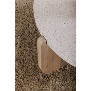   Modern European furniture - Acacia Legged Round Coffee Table - www.oroa.com | Oroa.com