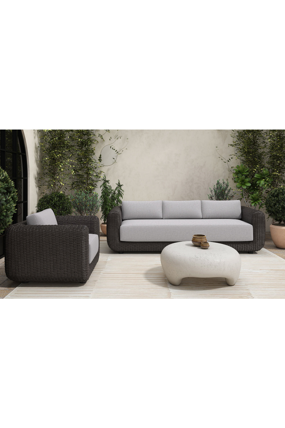   Modern European furniture - Modern Concrete Outdoor Coffee Table - www.oroa.com | Oroa.com