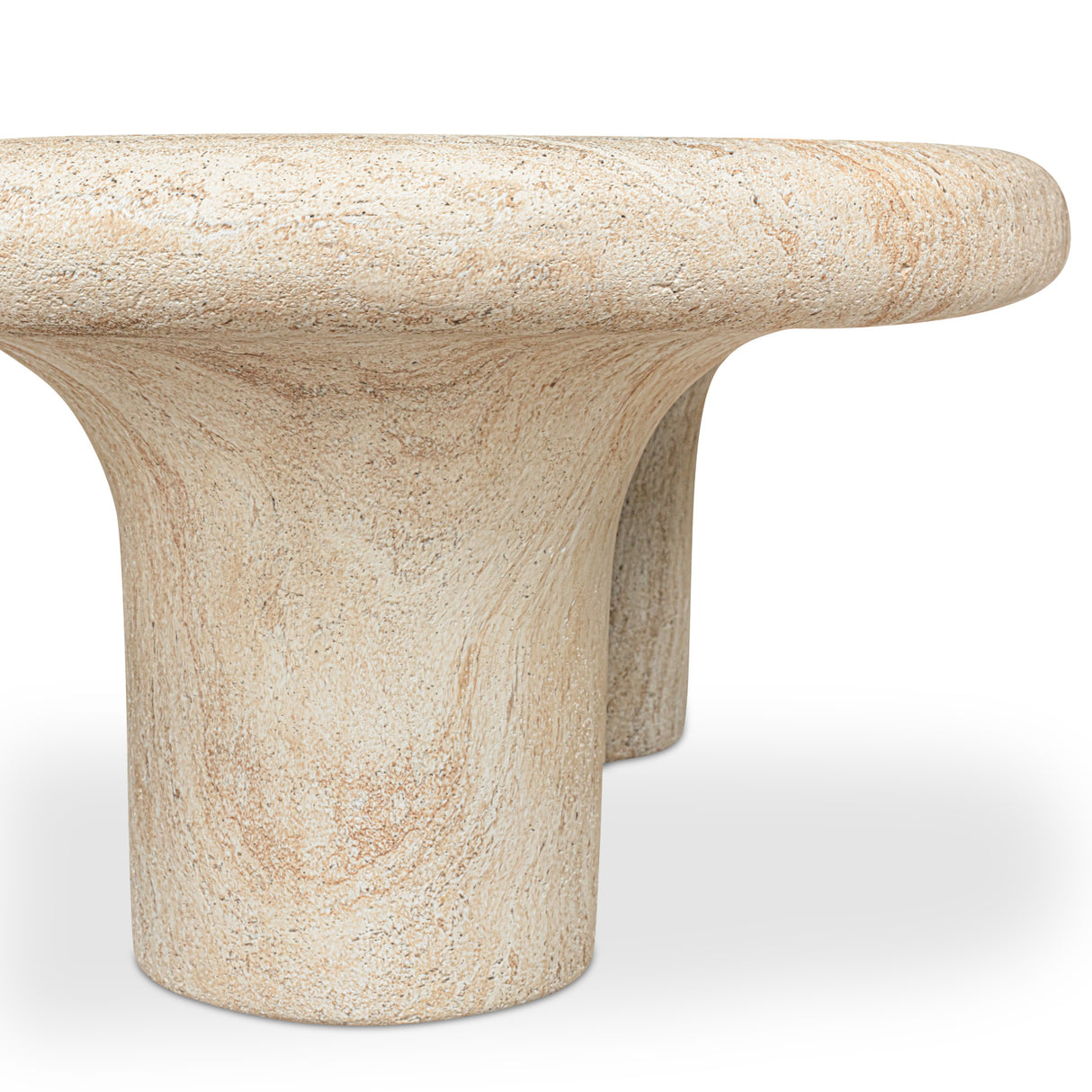   Modern European furniture - Travertine Look Indoor/Outdoor Coffee Table - www.oroa.com | Oroa.com