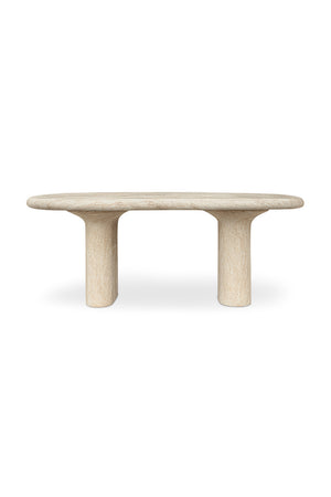   Modern European furniture - Beige Concrete Outdoor Dining Table - www.oroa.com | Oroa.com