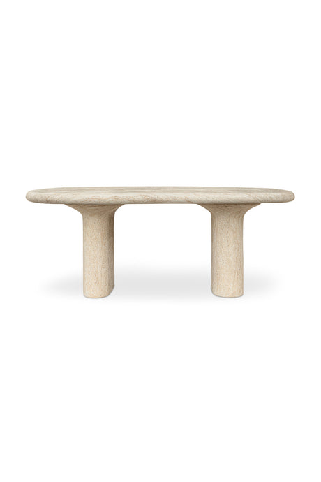   Modern European furniture - Beige Concrete Outdoor Dining Table - www.oroa.com | Oroa.com