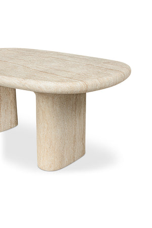   Modern European furniture - Beige Concrete Outdoor Dining Table - www.oroa.com | Oroa.com