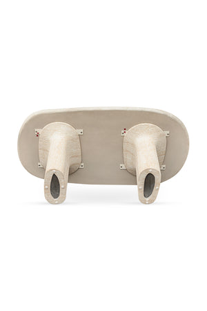   Modern European furniture - Beige Concrete Outdoor Dining Table - www.oroa.com | Oroa.com
