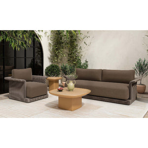   Modern European furniture - Oval Concrete Outdoor Coffee Table - www.oroa.com | Oroa.com