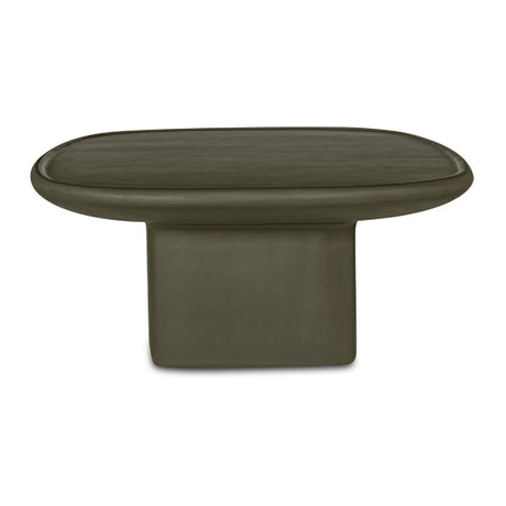   Modern European furniture - Oval Concrete Outdoor Coffee Table - www.oroa.com | Oroa.com