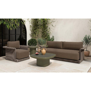   Modern European furniture - Oval Concrete Outdoor Coffee Table - www.oroa.com | Oroa.com