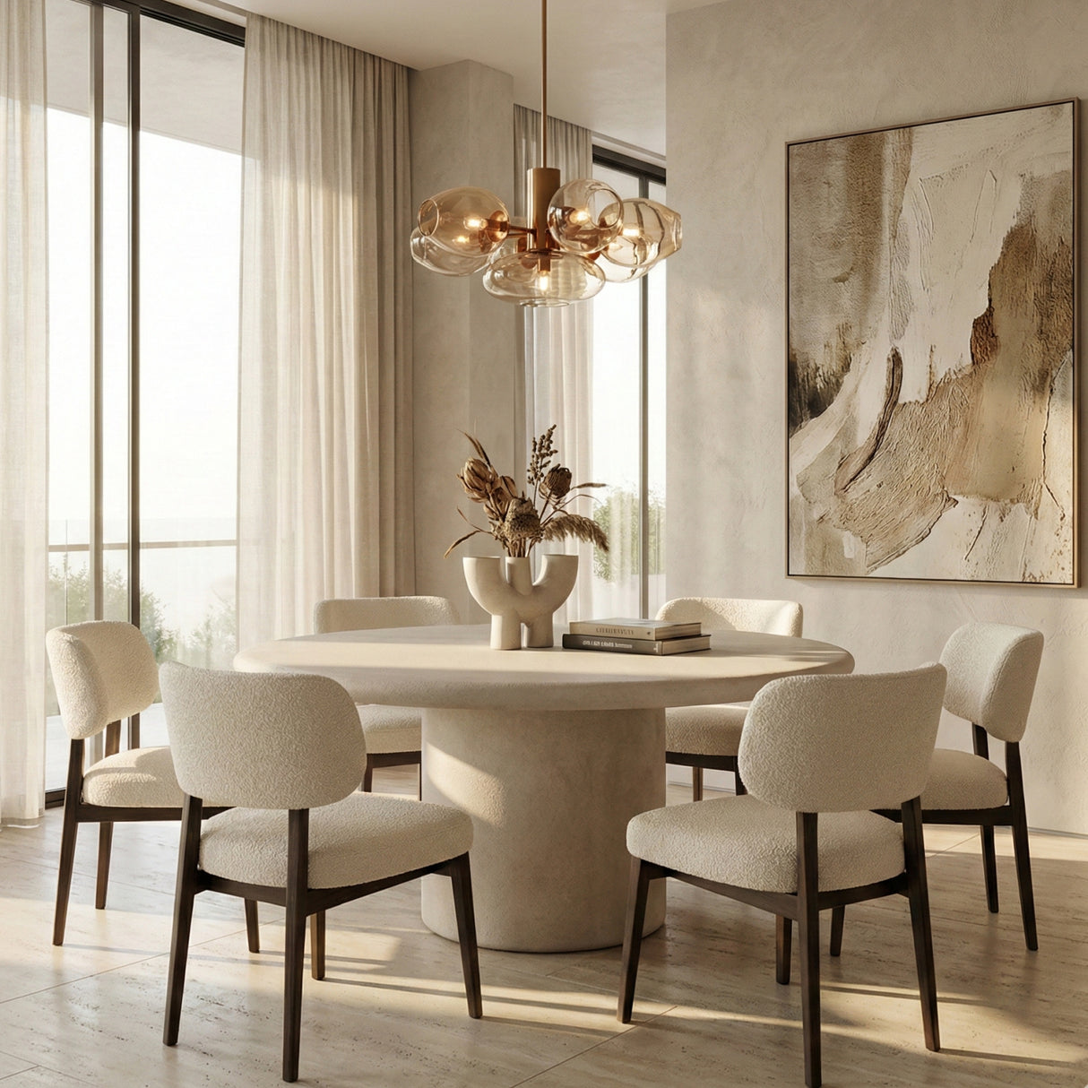   Modern European furniture - Concrete Oval Outdoor Dining Table - www.oroa.com | Oroa.com