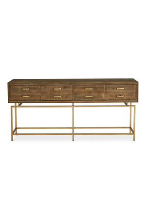   Modern European furniture - Fir Wood 4-Drawer Console Table - www.oroa.com | Oroa.com