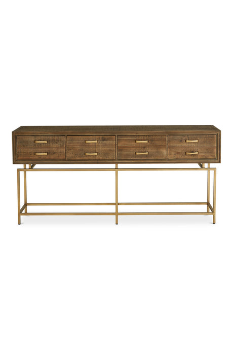   Modern European furniture - Fir Wood 4-Drawer Console Table - www.oroa.com | Oroa.com