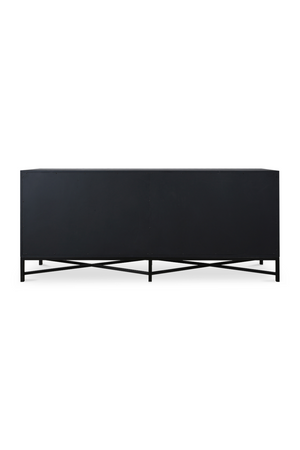   Modern European furniture - Vegan Leather 4-Door Sideboard - www.oroa.com | Oroa.com