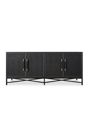   Modern European furniture - Vegan Leather 4-Door Sideboard - www.oroa.com | Oroa.com