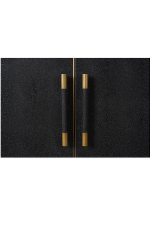   Modern European furniture - Vegan Leather 4-Door Sideboard - www.oroa.com | Oroa.com