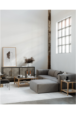   Modern European furniture - Vegan Leather 4-Door Sideboard - www.oroa.com | Oroa.com