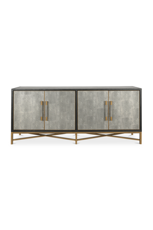   Modern European furniture - Vegan Leather 4-Door Sideboard - www.oroa.com | Oroa.com