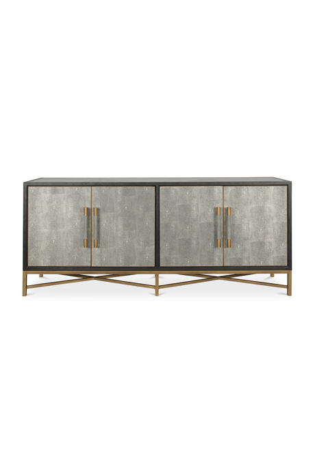   Modern European furniture - Vegan Leather 4-Door Sideboard - www.oroa.com | Oroa.com