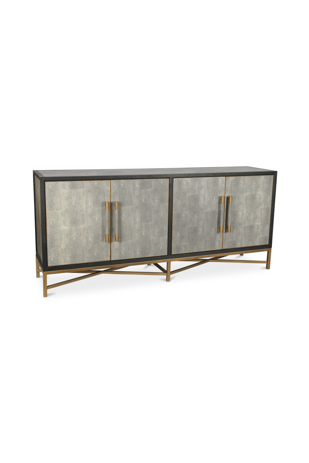   Modern European furniture - Vegan Leather 4-Door Sideboard - www.oroa.com | Oroa.com