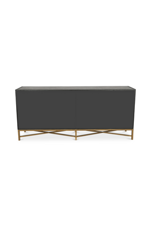   Modern European furniture - Vegan Leather 4-Door Sideboard - www.oroa.com | Oroa.com