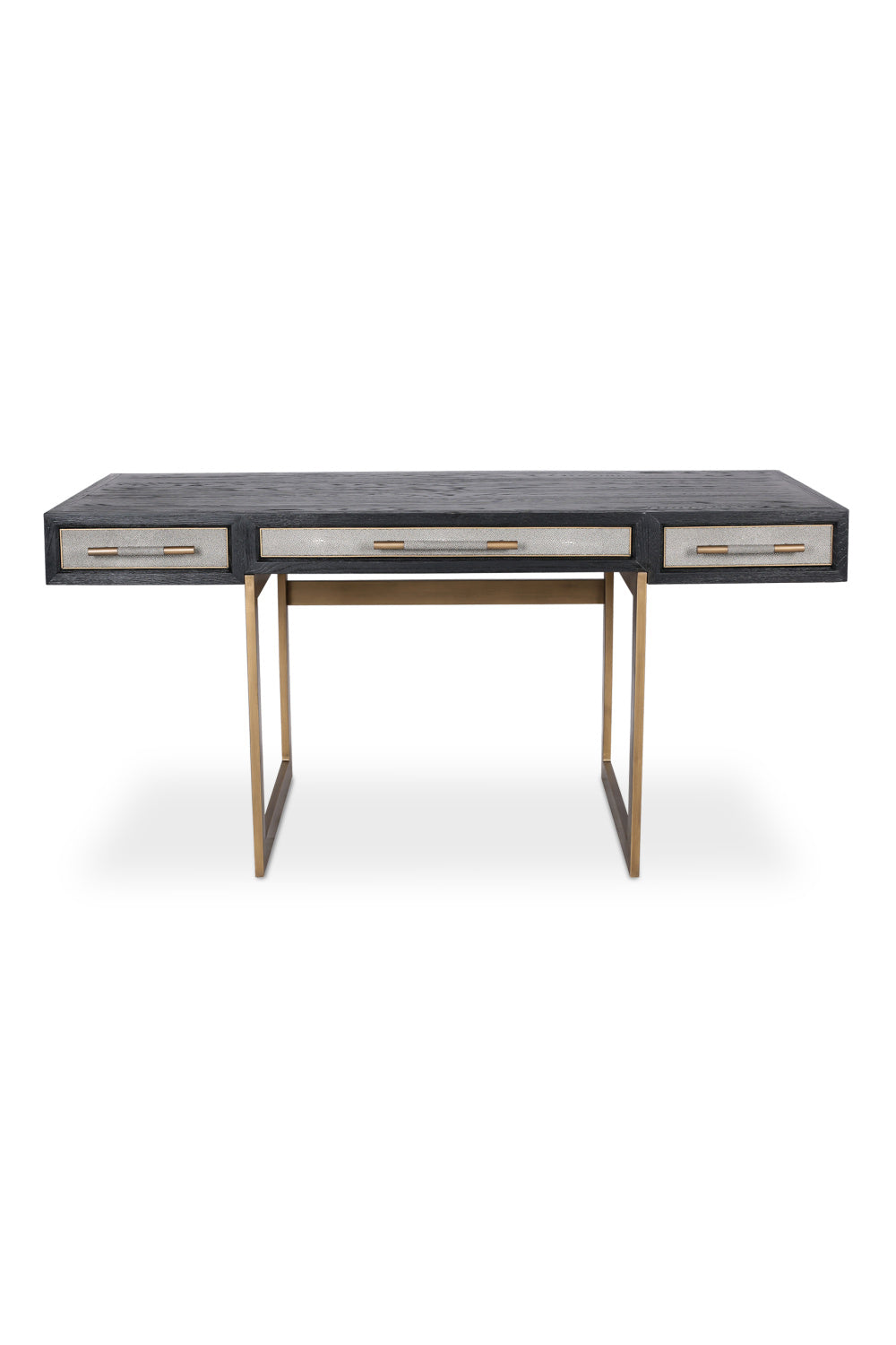   Modern European furniture - Gray Shagreen 2-Drawer Desk - www.oroa.com | Oroa.com